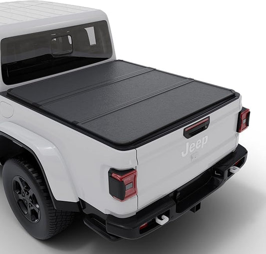 Hard Folding Truck Bed Tonneau Cover |THTF031|Fits 2020-2026 Jeep Gladiator 5' Bed (60.3")