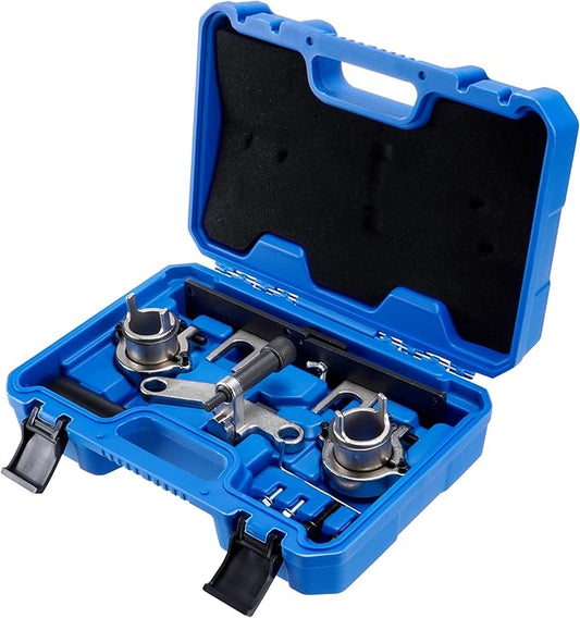 Timing Tool Kit Camshaft Aligning Flywheel Locking Crankshaft Pulley Tool with 22mm Socket for GM Chevrolet Onix /Tracker 1.0 12V 3 Cylinder 1.2 12V Ecotec Engine replace CR490, CR490-A,B,C