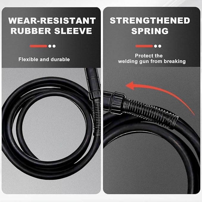 MIG WELDING GUN 10' 180AMP replacement for Vulcan MIGMax 140 & MIGMax 215 & OmniPRO 220 and 63616 63617 Mig Gun Parts (2 PINS) European style parts 15AK