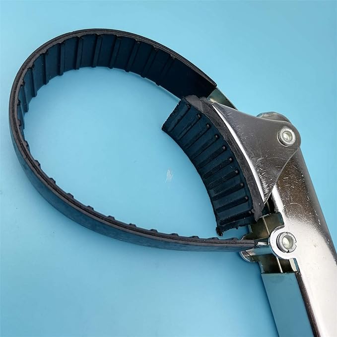 Auto Oil Filter Wrench Multi-Purpose Adjustable Filter Removal Wrench High Strength Repair Steel Plate Belt for Car Repair Tools