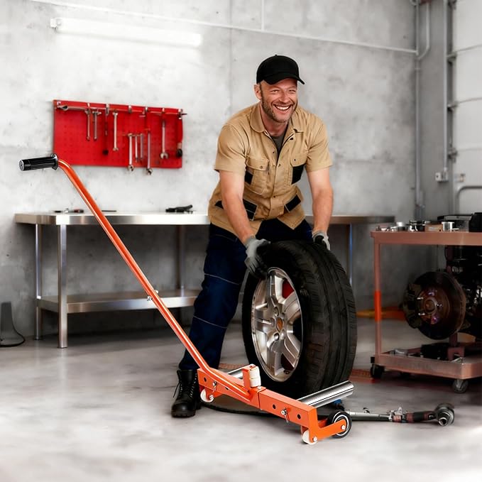 Manual Tire Bead Breaker and Tire Bead Breaker Slide Hammer and Tire Dolly for Tire Changing Tool Tire Changer Kit