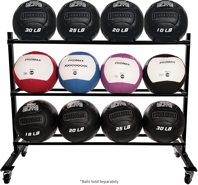 Champion Sports RPX16 Rhino Promax Slam Balls, 16 lb, Soft Shell with Non-Slip Grip, Medicine Wall Exercise Ball for Weightlifting, Plyometrics, Cross Training, & Home Gym Fitness