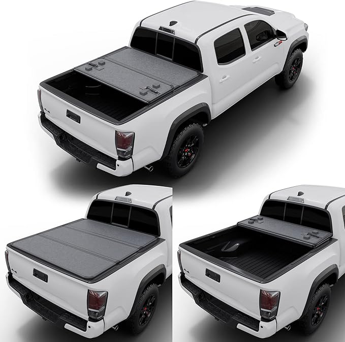 Hard Folding Truck Bed Tonneau Cover|THTF033|Fits 2005-2026 Nissan Frontier 5ft Bed (60")