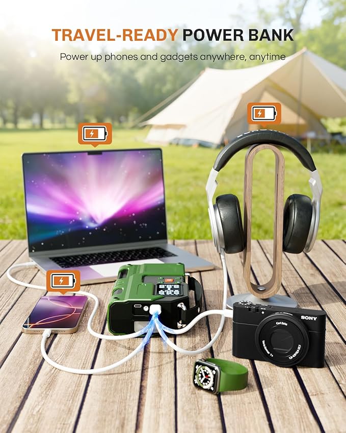 WELLLUCK Jump Starter with Air Compressor, 6000A Car Battery Jump Starter Portable (All Gas/10L Diesel) with 150PSI Auto-Shutoff Tire Inflator, 12V Charger Booster, LED Light