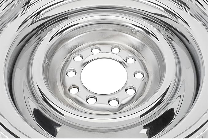 Smoothie 15x7 Chrome Steel Wheel, 5 on 4.5/4.75, 4.0 BS
