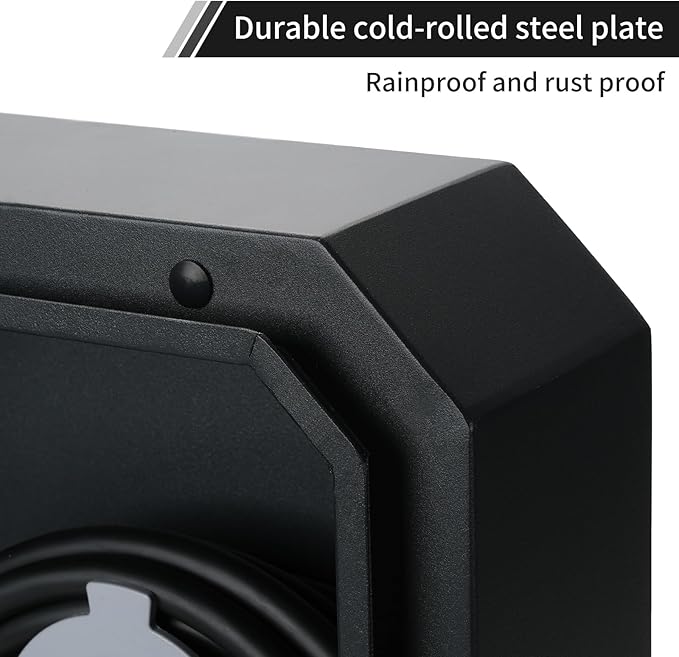 Wall Charger Station Box Compatible with Tesla Mobile Connector Indoor/Outdoor Cable Organizer Waterproof Dustproof