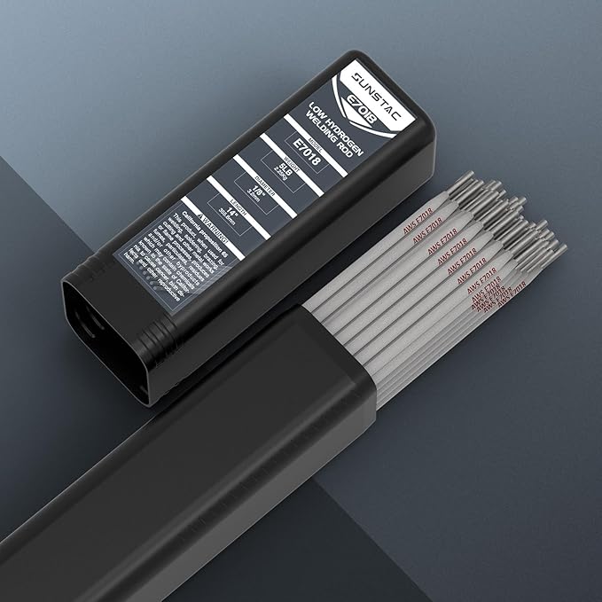 E7018 Welding Rod 1/8" 5LB Carbon Steel Stick Welding Rods Low Hydrogen Welding Sticks Electrodes ARC Welding Supplies