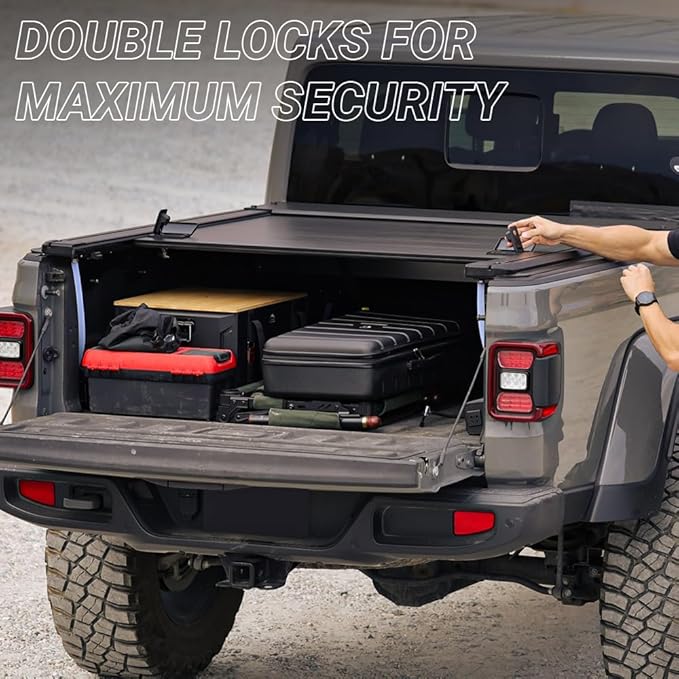 Syneticusa MR Retractable Hard Tonneau Cover Fits 2004-2026 Ford F-150 6’7” (78.9”) Truck Bed Waterproof Accessories