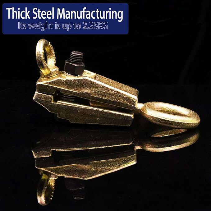 2-Pack Auto Body Repair Pull Clamp Tool Kit 5 Ton 2 Way Self Pull Clamp Repair Tool Automobile Sheet Metal Maintenance Tool