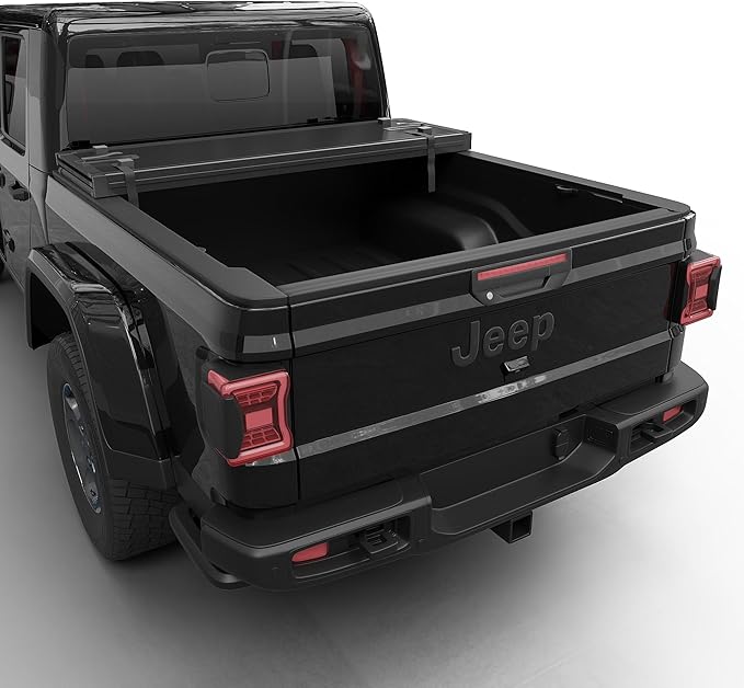 Hard Folding Truck Bed Tonneau Cover |CFHT-031|Fits 2020-2026 Jeep Gladiator 5' Bed (60.3")