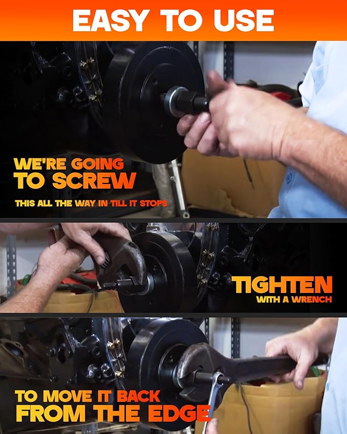 66515 Harmonic Balancers Installation Tool Harmonic Balancer Puller Installer Set For Chevy SBC BBC Cranks