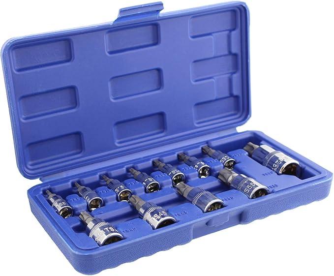 ABN Torx Plus Socket Set Star Bit Set, 12-Piece Torx Set
