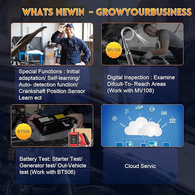 Autel Scanner MaxiCOM MK808Z-BT - Same As MK808BT Pro, Android 11 Bi-Directional Control Scan Tool, Upgraded of MK808BT/MK808/MK808S/MX808, Full Diagnosis, Compatible with BT506/MV108S(Original)