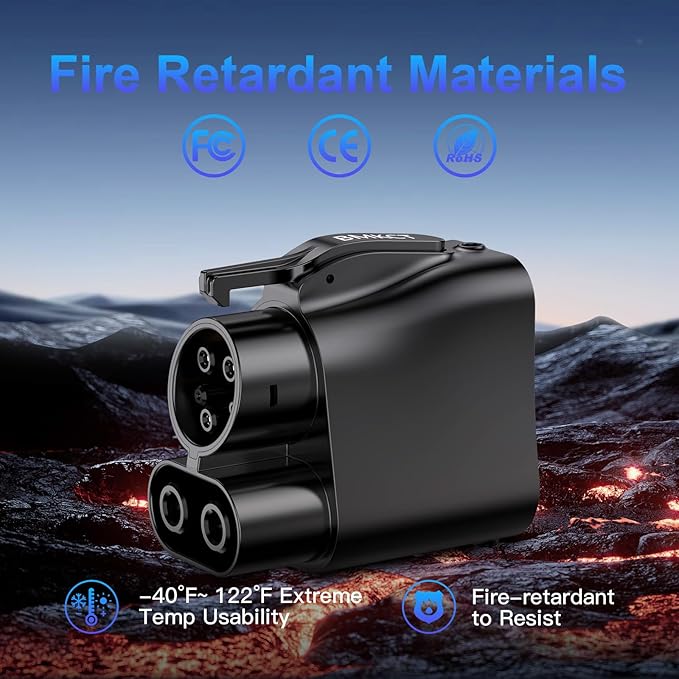 NACS to CCS EV Adapter Charges Non-Tesla EVs at Tesla Superchargers, 500 A/1,000 V - Fast Charging for CCS1 EVs, [Check with Your Automaker for Compatibility]