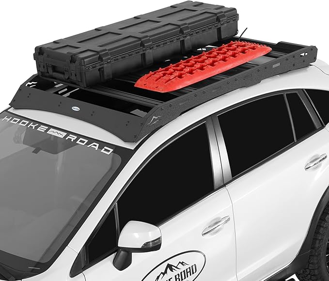 Hooke Road Crosstrek Roof Rack Aluminum Cross Bars for 2013-2017 Subaru XV Crosstrek, 330 LBS Load Capacity Rooftop Cargo Basket, Luggage Carrier Rails for Overlanding Trip Gear