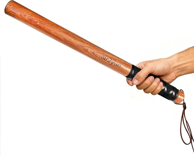 Wooden Tire Thumper, Fish Bat, Tire Knocker for Truckers, Trucker Tool for Checking Tire Pressure, Weighted Tire Checker Bat with Comfort Extra Grip, Idea Gift for Truck Drivers