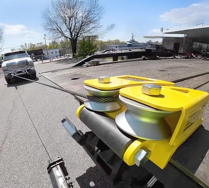 Mytee Products 1 Pack Steel Core Winch Cable 3/8" x 100' Swivel Hook 14,400 lbs Breaking Strength & 1 Pack Side Puller Recovery Tool for Vehicle Towing & Angled Winching - 9,000 lbs WLL