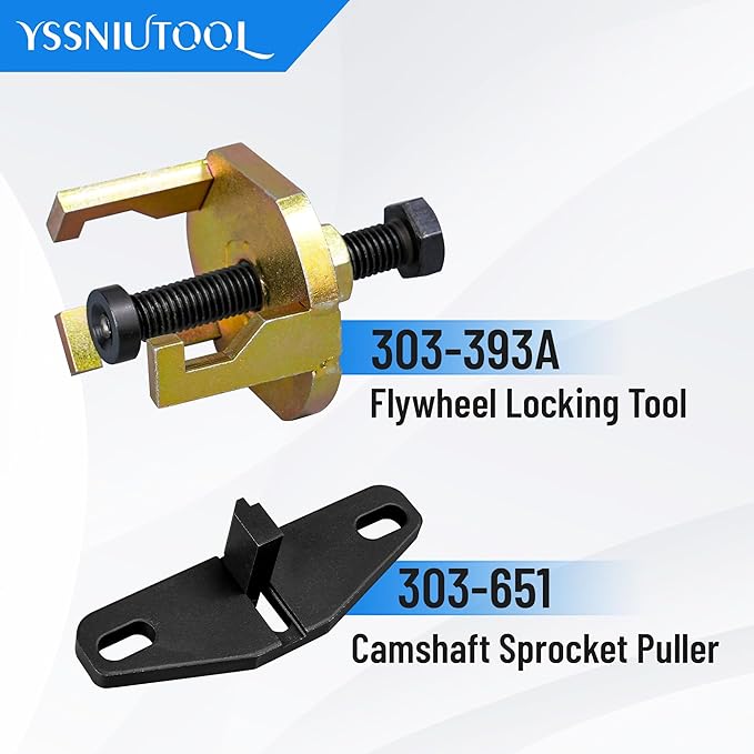 18pcTiming Tool for Ford, Engine Timing Tool Kit Camshaft Flywheel Locking Tools for Ford Fiesta Fusion Escape Mazda 1.4 1.6 1.8 2.0 Di/TDCi/TDDi ECOBOOST 1.6 Ti-VCT 1.5 1.6 VVT 2.5L Replace 303-1097
