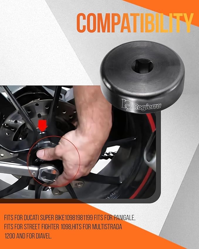 Wheel Nut Socket for Ducati, Front and Rear Wheel Axle Nut Socket Tool for Ducati Motorcycle Panigale V4, Street Fighter 1098, Monster 1200 (30mm + 55mm)