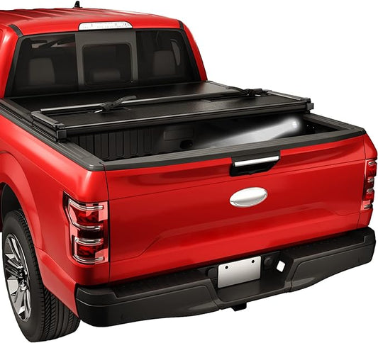 Hard Tri-Fold Truck Bed Tonneau Cover Replacement for 2015 2016 2017 2018 2019 2020 20212 2022 2023 2024 Chevy Colorado/GMC Canyon 5.2FT Bed Fleetside