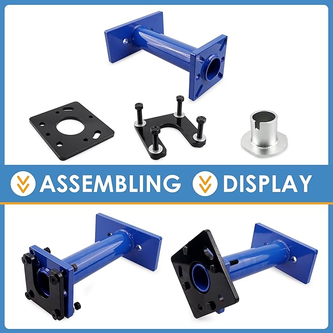 Rear Axle Bearing Puller & Installer Tool Kit w/ABS Tone Ring for Pick-up Trucks & 4Runner 1995-2020 (Blue)