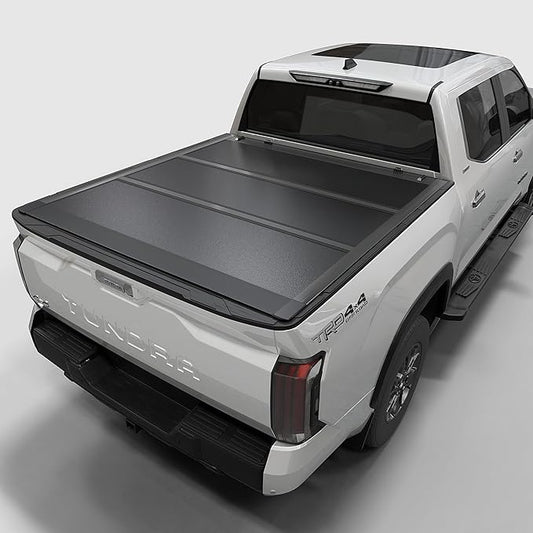 Low Profile Hard Folding Truck Bed Tonneau Cover Fits 2022-2026 Toyota Tundra 5‘6" Bed (66.7")