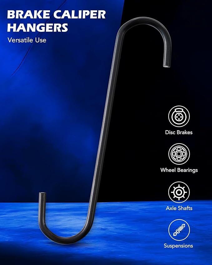 Orion Motor Tech Caliper Piston Compressor Tool, Universal Brake Caliper Tool for Multi Piston Brake Pad Spreader, Heavy Duty Brake Caliper Spreader Tool with Magnetic Expansion Plates & Hanger Hooks