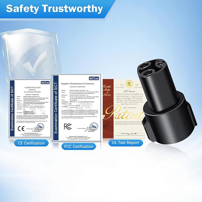 J1772 to Tesla Charger Adapter, Up to 80A 280V - J1772 to NACS Adapter for Tesla Model 3/Y/X/S with Safety Certified Charger Plated Efficient Charging Design