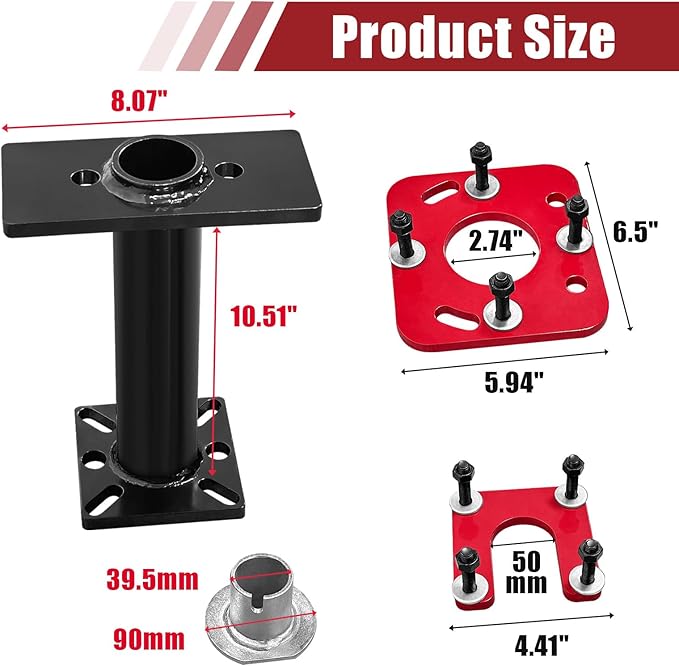 Rear Axle Bearing Puller and Installer Tool, Wheel Bearing Removal Tool with ABS Tone Ring Tool, Bearing Driver with Adapter Plate Compatible with Toyota 4Runner, Tundra, Hilux, Tacoma, T100