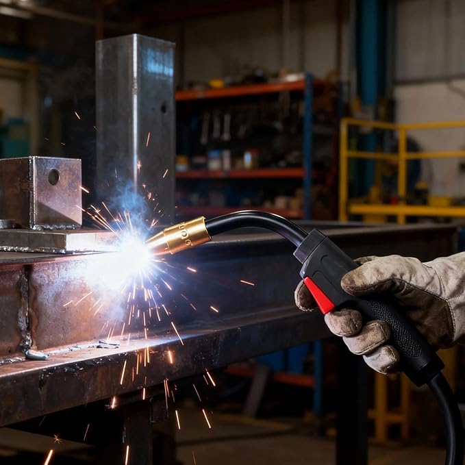 10ft Mig Gun Torch Parts Kit Fit Hobart Handler 190,Handler 210,Multi-Handler 200,Handler 210MVP 245926 500553 H100S4-10 MIG Welding Gun