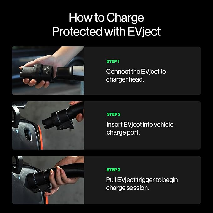 Escape Connector 2.0 - Electric Vehicle NACS Charger Connector for Safe Emergency Breakaway - Compatible with Model Y/3 (Post 2019) & Non-Tesla NACS EVs - Level 1, 2 & DC Fast Charging