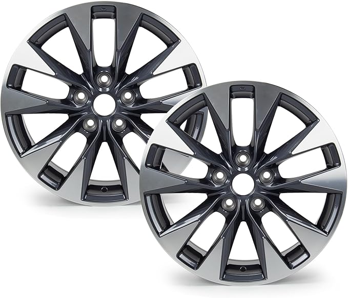 17'' x 6.5'' Aluminum Alloy Replacement for OE Wheel Rim Compatible with Nissan-Sentra 2016-2019 - 62730, 2 Sets
