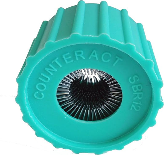 Counteract SBR12 12mm Wheel and Hub Stud Cleaning Tool Inserts for SBCT13, Cleans Surface Rust, Corrosion, Debris on Commercial Trucks, RV's and Bus, 2pk