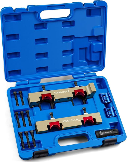 Camshaft Locking Alignment Timing Tool Kit, Compatible with Mercedes Benz M133 M270 M274 M264 Engine, 15pcs Tool kit with Carrying Case,270589016100 270589006100