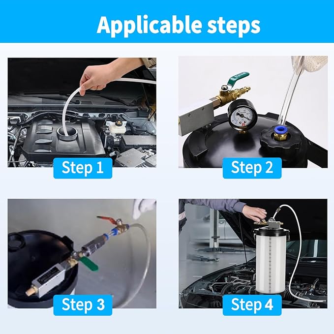 8L Aerodynamic Fluid Extractor，Oil Pump with Oil Change Hose, Oil Extractor Pump for Vacuum Suction of Oil, Stable and Not Deformed, Suitable for Cars, SUVs, Trucks, Yachts
