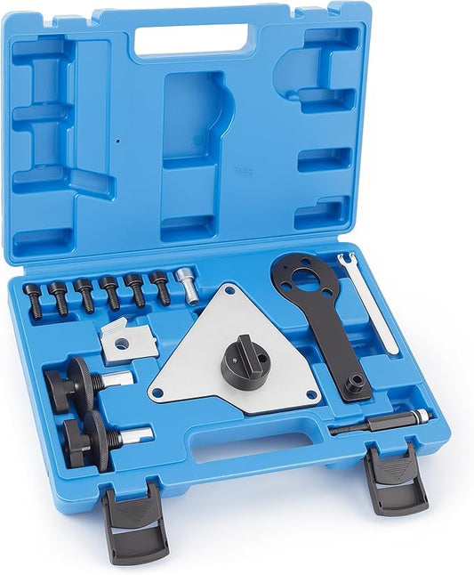14PCS Engine Timing Tool Kit Compatible with Alfa Romeo Lancia Delta Chrysler Delta Dodge Dart Jeep Compass Renegade Fiat Multiair 1.4 Engine, Crankshaft Alignment Locking Tool