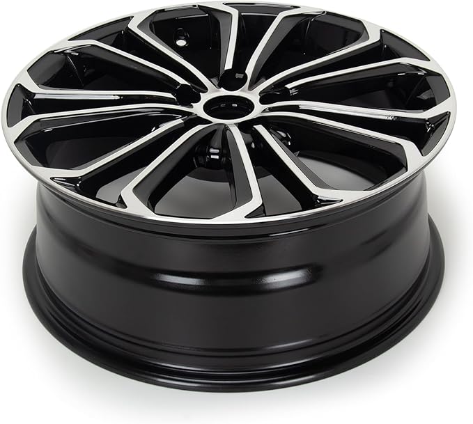 New 17'' x 7'' Aluminum Alloy Replacement for OE Wheel Rim Compatible with Toyota Corolla 2014-2016, 75152B Machined Black
