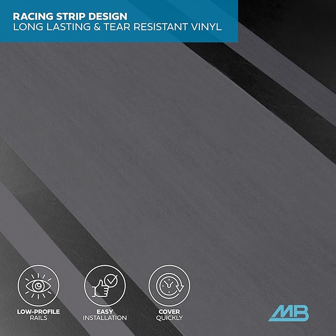 Black/Gray Tonneau Cover Soft Roll-up Truck Bed Protector All Weather Retractable for Chevrolet Chevy Silverado 1500 2019-2024 and GMC Sierra 1500 19-24 Short Bed 5.8 ft