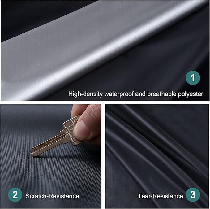 Hatchback Car Cover for Automobiles Waterproof All Weather, Universal Fit Mazda 3 Hatchback, Honda Civic Hatchback, Volkswagen Golf, Toyota Matrix, Nissan Leaf, Kia Forte5 etc.