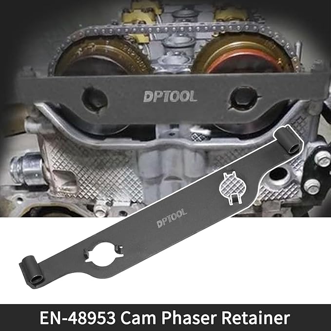 DPTOOL Camshaft Actuator Locking Timing Tool Cam Phaser Retainer Water Pump Sprocket Retainer Holding Tool Compatible with GM/Buick/Chevrolet/GMC Ecotec 2.0 2.4 Engine Replace EN48953