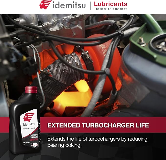 Idemitsu Full Synthetic Rotary Racing 20W-50 Engine Oil (1 Quart, Case of 12)