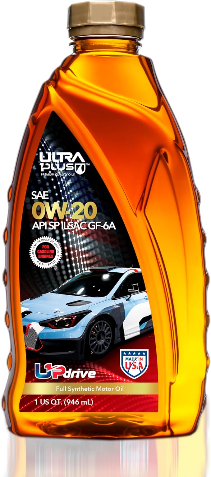 ULTRA 1PLUS SAE 0W-20 Full Synthetic Oil API SP ILSAC GF-6A - 0W20 Motor Oil, 1 Quart