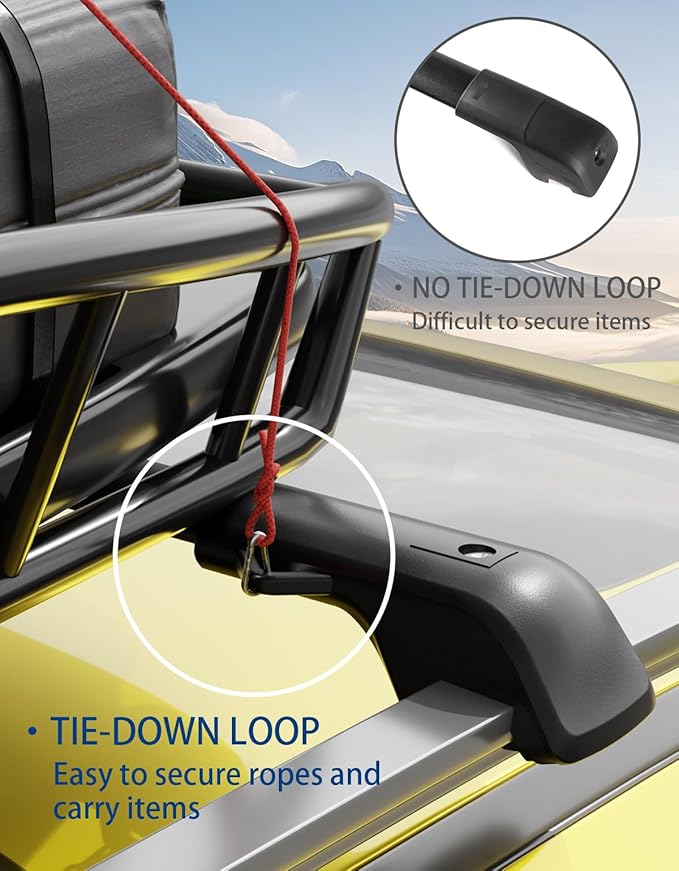 300lb Roof Rack Cross Bars Compatible with 2023-2026 Kia Sportage X-Line AWD/X-Pro/X-Pro Prestige with Raised Rail, (Not for SX &EX &LX with Flushed Rail and Panoramic Sunroof) Lockable