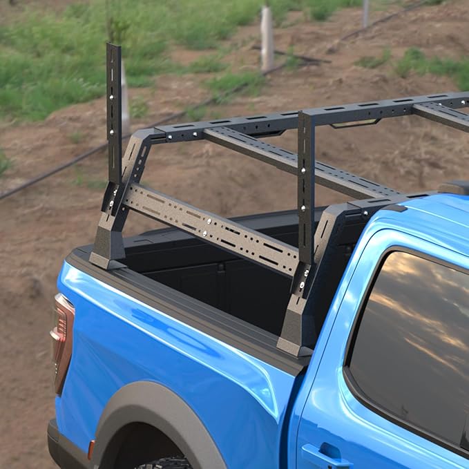 Universal Overland Truck Bed Rack Mounting Brackets for Ford F-Series, for Ram 1500/2500/3500, for Tacoma, for Frontier, for Gladiator JT,for Ranger, for Colorado & Canyon, Silverado & GMC Serria