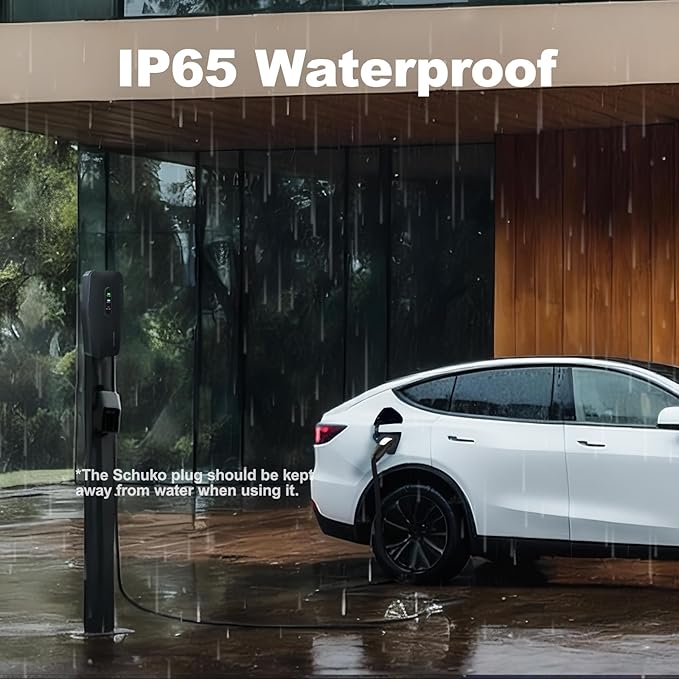 Level 2 EV Charger for Tesla 32Amp, 7KW Electric Vehicle Portable Charger with 20FT Cable, Home EV Charging Station for Tesla Models Y/X/3/S, 240V NEMA 14-50 Plug