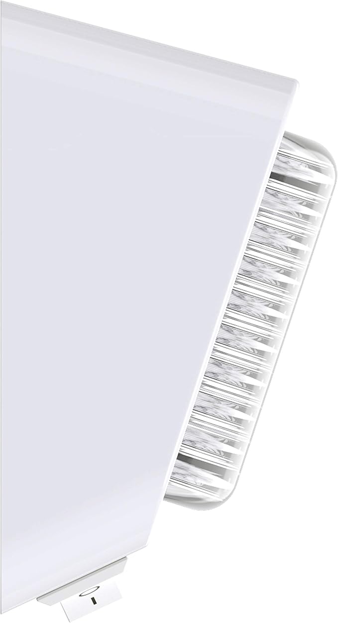 Leisure LED RV Exterior Porch Utility Light with Switch - 12v 280 Lumen Lighting Fixture. Replacement Lighting for RVs, Trailers, Campers, 5th Wheels. White Base, Clear and Amber Lens (White, 1-Pack)