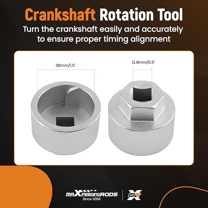 maXpeedingrods Camshaft Retaining Aligning Timing Tool Kit for GMC Cadillac Buick Pontiac Chevrolet Opel Saab 2.8 2.9 3.0 3.2 3.5 3.6 3.7 4.2 Engine, J-44221 EN-48383 EN-46105 EN-46106 EN-46111