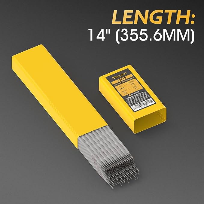 TOOLIOM E7018 Low Hydrogen Welding Rod 3/32" 5LB Carbon Steel Stick Electrodes