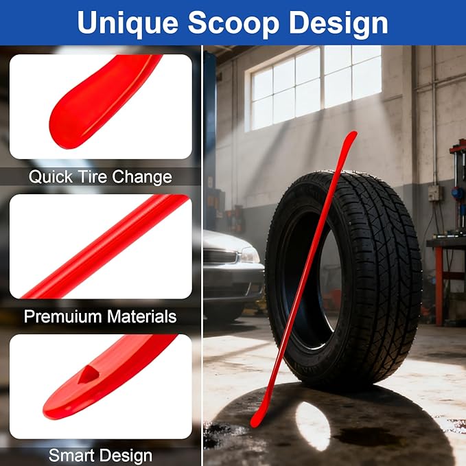 Tire Bead Breaker Tool with Tire Hammer and 30inch Tire Iron and 38inch Tire Bar for Tire Changing Tool Tire Changer Kit