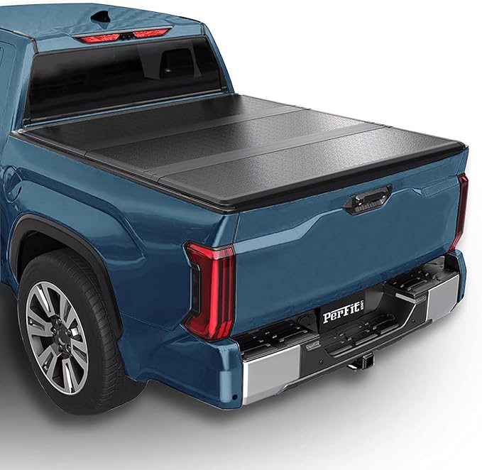 Perfit Liner FRP Hard Tri-fold Truck Bed Tonneau Cover for 2007-2026 Toyota Tundra 5.5 FT (67") Bed (Excludes Trail Special Edition Storage Boxes)